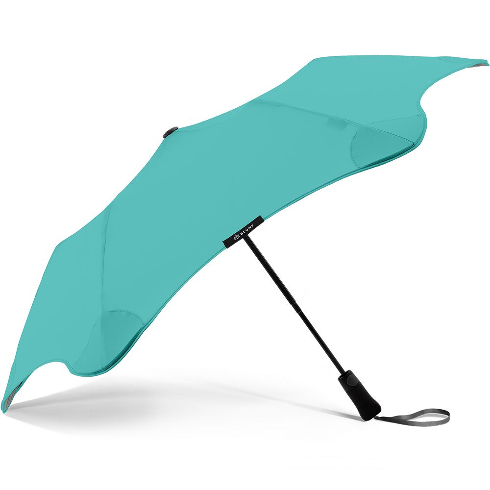 Жіноча складана парасолька напівавтомат Blunt 100 см бірюзова - фото 2