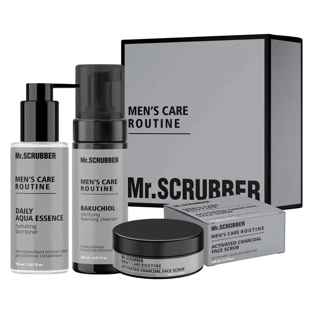 Подарунковий набір для чоловіків Mr.Scrubber Deep cleaning and care - фото 1
