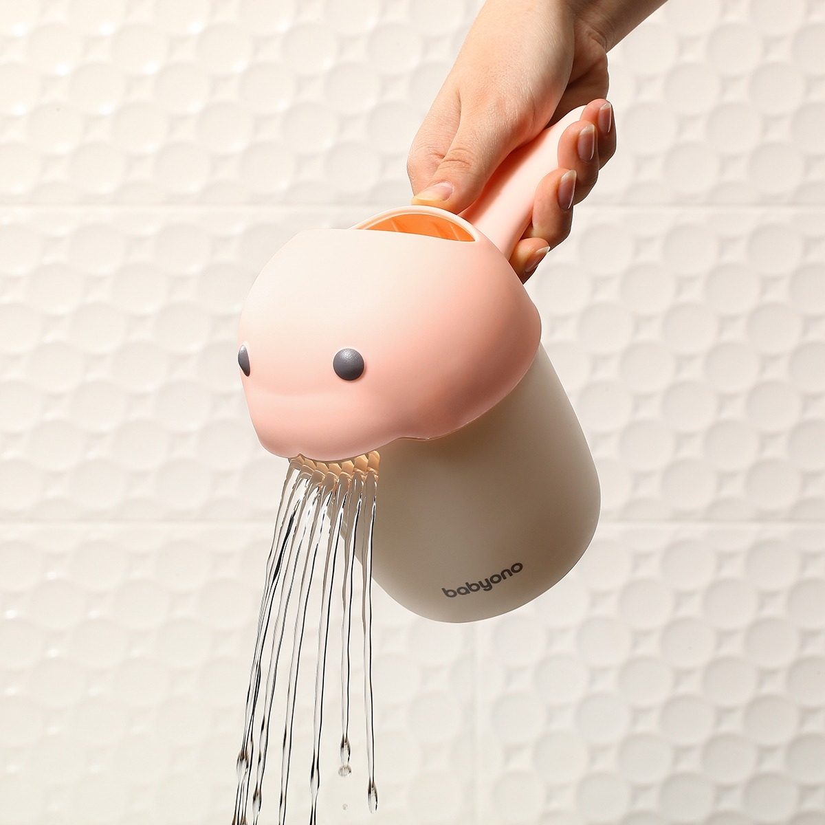 Кружка для мытья головы BabyOno Whale, розовый (1344/03) - фото 2