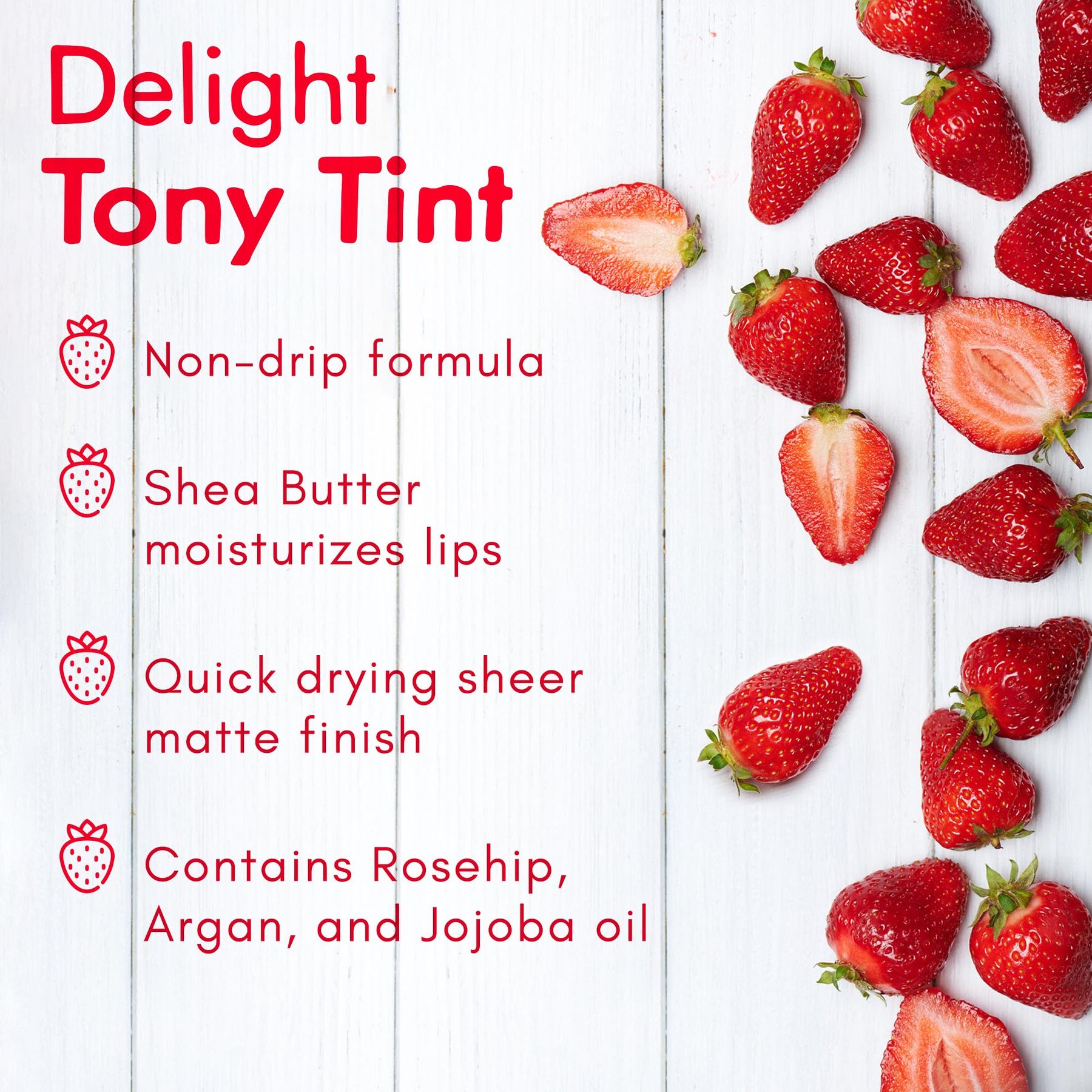 Тинт для губ Tony Moly Delight Tony Tint №2 Red 8.3 мл - фото 5