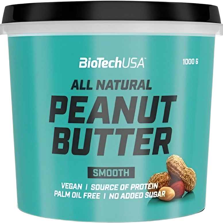 Арахисовая паста BiotechUSA Peanut Butter Smooth 1000 г - фото 1