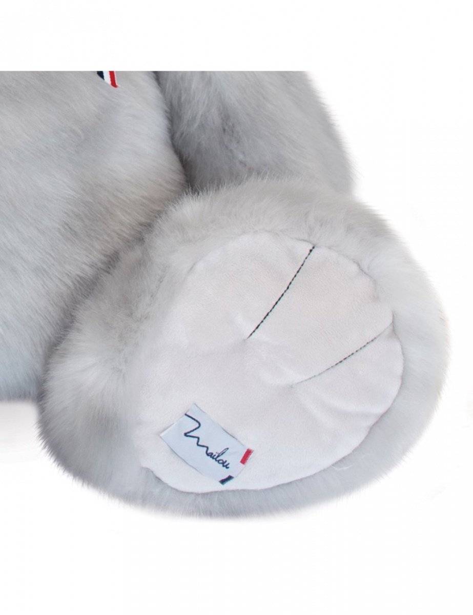 Мягкая игрушка Mailou Французский медведь, 50 см, серый (MA0110) - фото 3