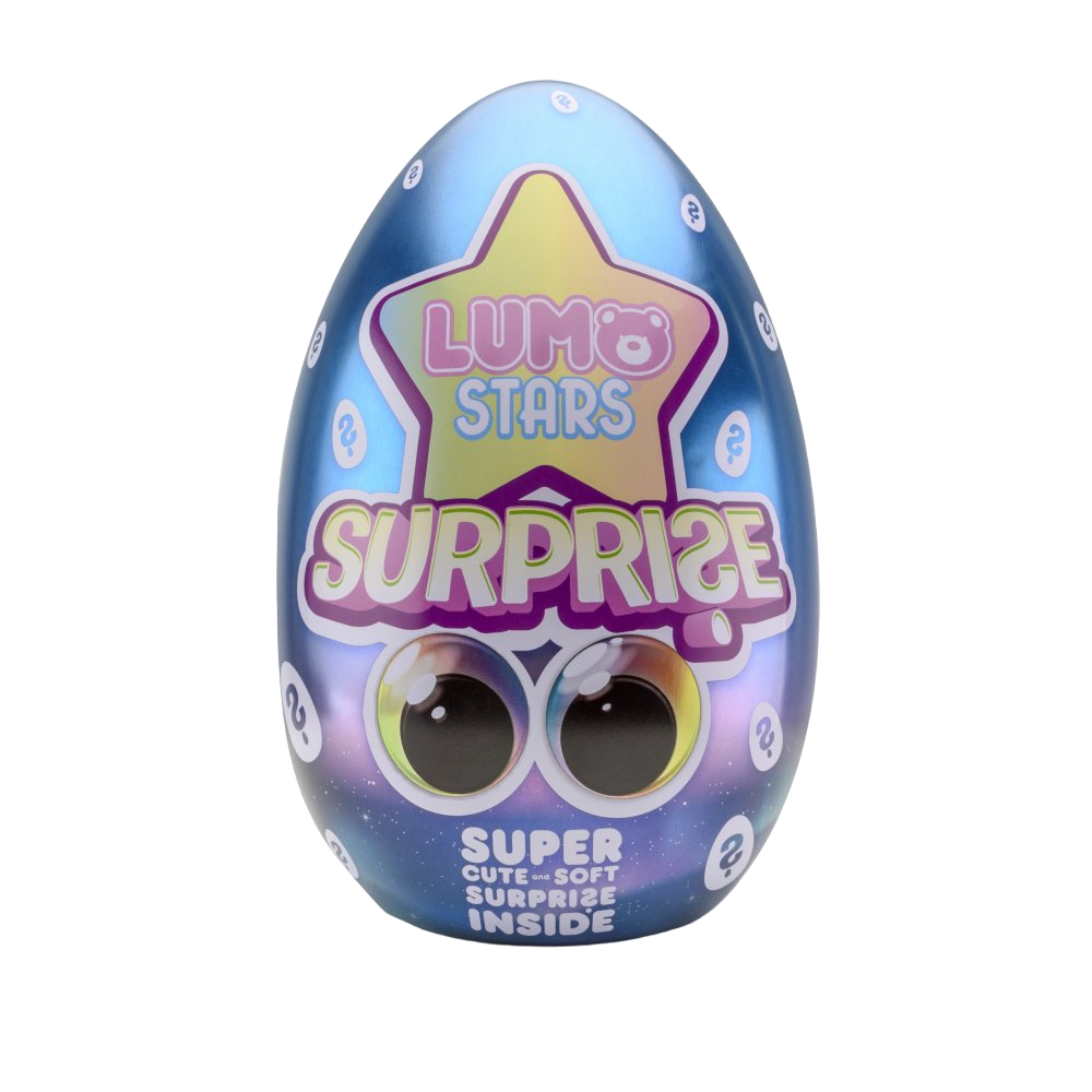 М'яка іграшка Lumo Stars яйце-сюрприз Мишеня Maisy, 12,5 см, голубий (56159) - фото 1