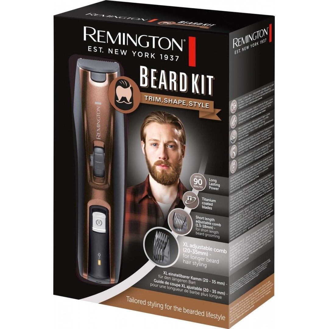 Триммер Remington Beard Kit для бороды и усов коричневый (MB4046) - фото 6