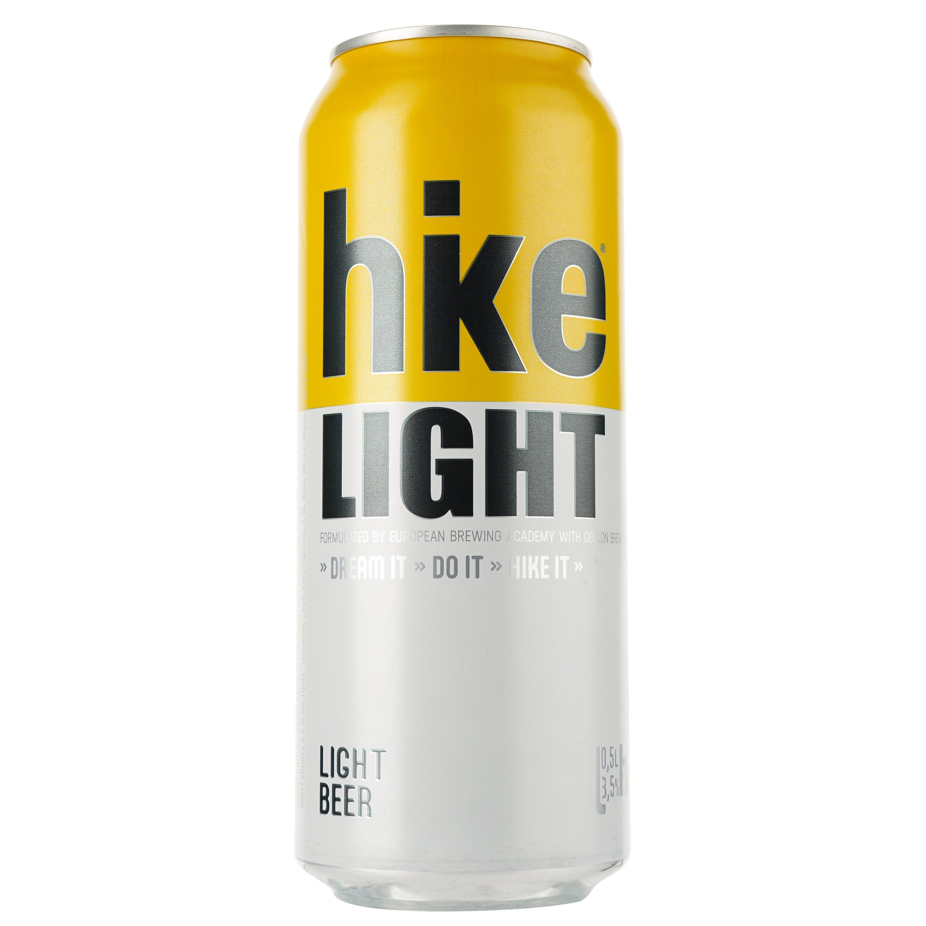 Пиво Hike Light, светлое, 3,5%, ж/б, 0,5 л (909635) - фото 1