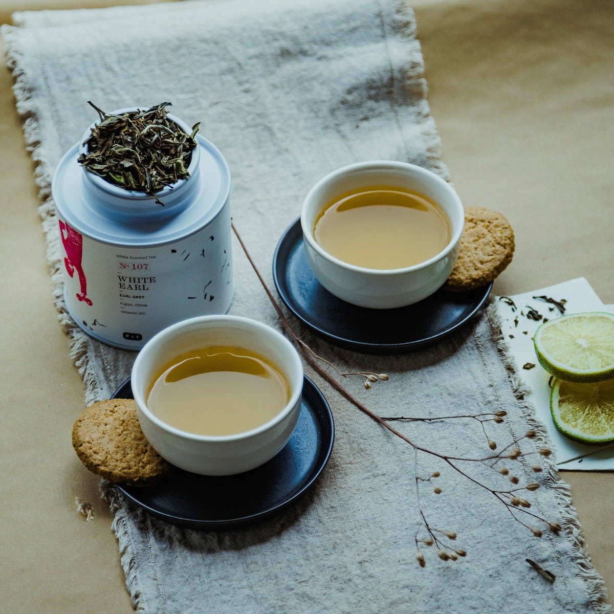 Чай белый Paper & Tea White Earl №107 Earl Grey органический 40 г - фото 2