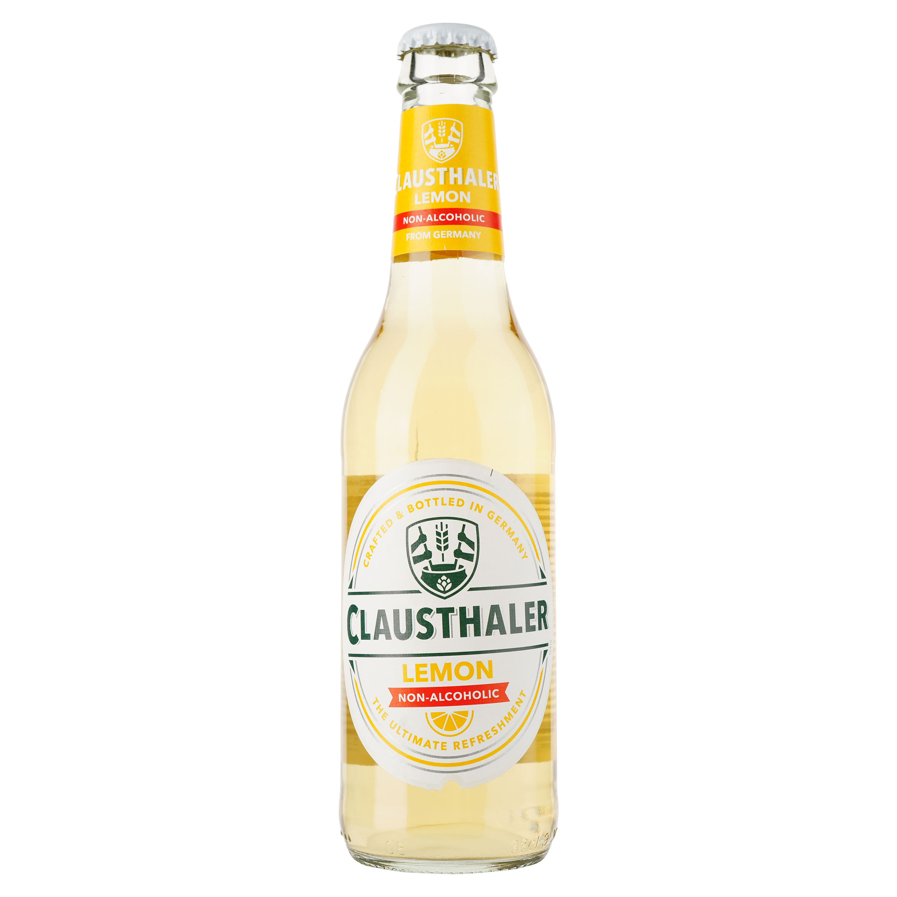 Пиво безалкогольное Clausthaler Lemon, светлое, фильтрованное, 0,49%, 0,33 л - фото 1