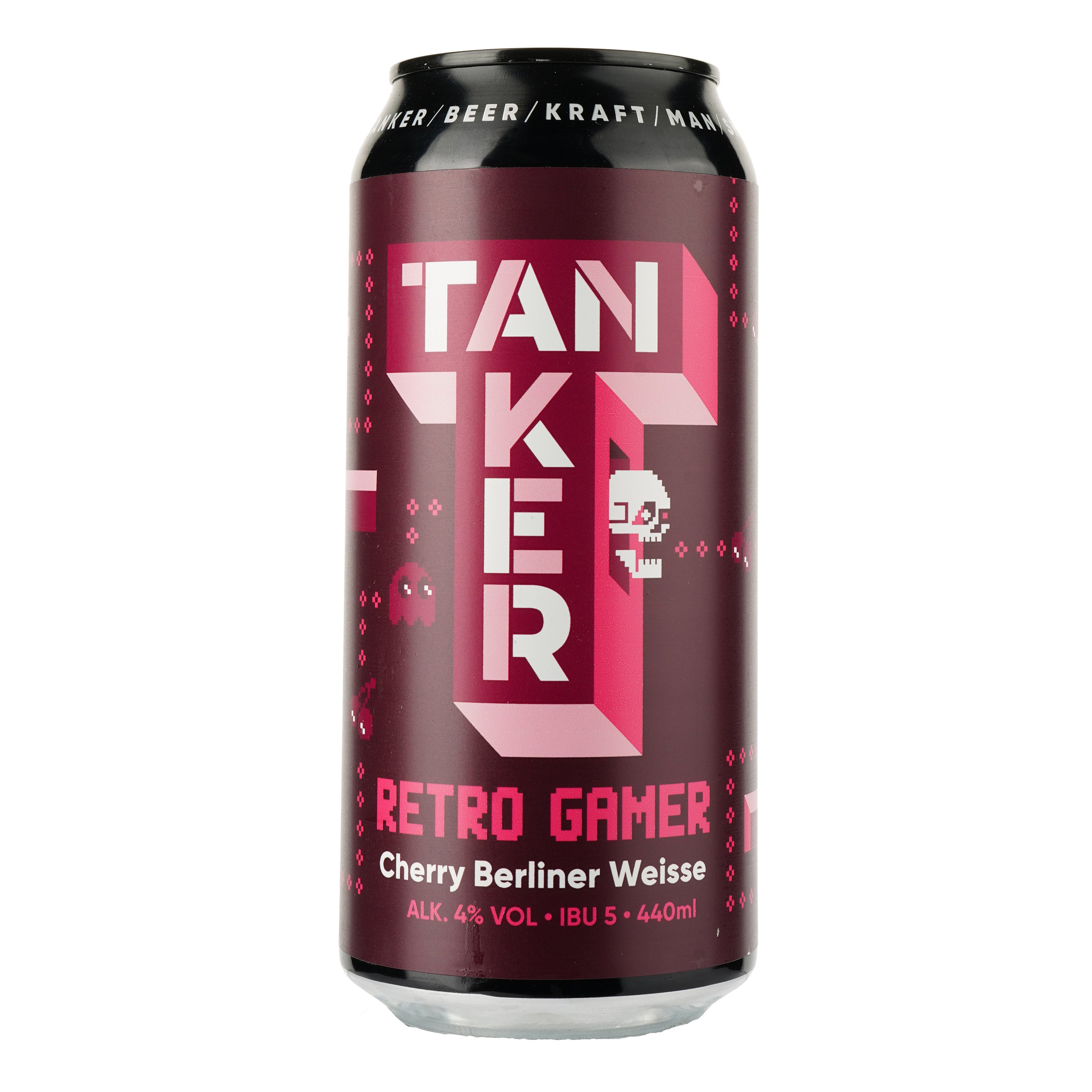 Пиво Tanker Retro Gamer, фруктовое, 4%, ж/б, 0,44 л - фото 1