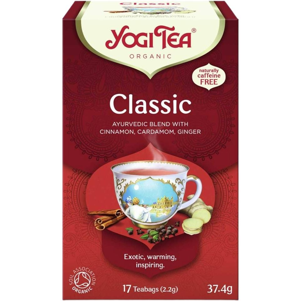 Чай Yogi Tea Classic органічний 37.4 г (17 шт. х 2.2 г) - фото 1