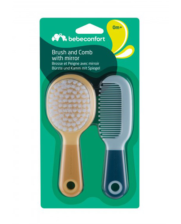 Набор для ухода за волосами Bebe Confort Brush and Comb Sweet Artic: расческа + щетка с зеркальцем (3106209700) - фото 6