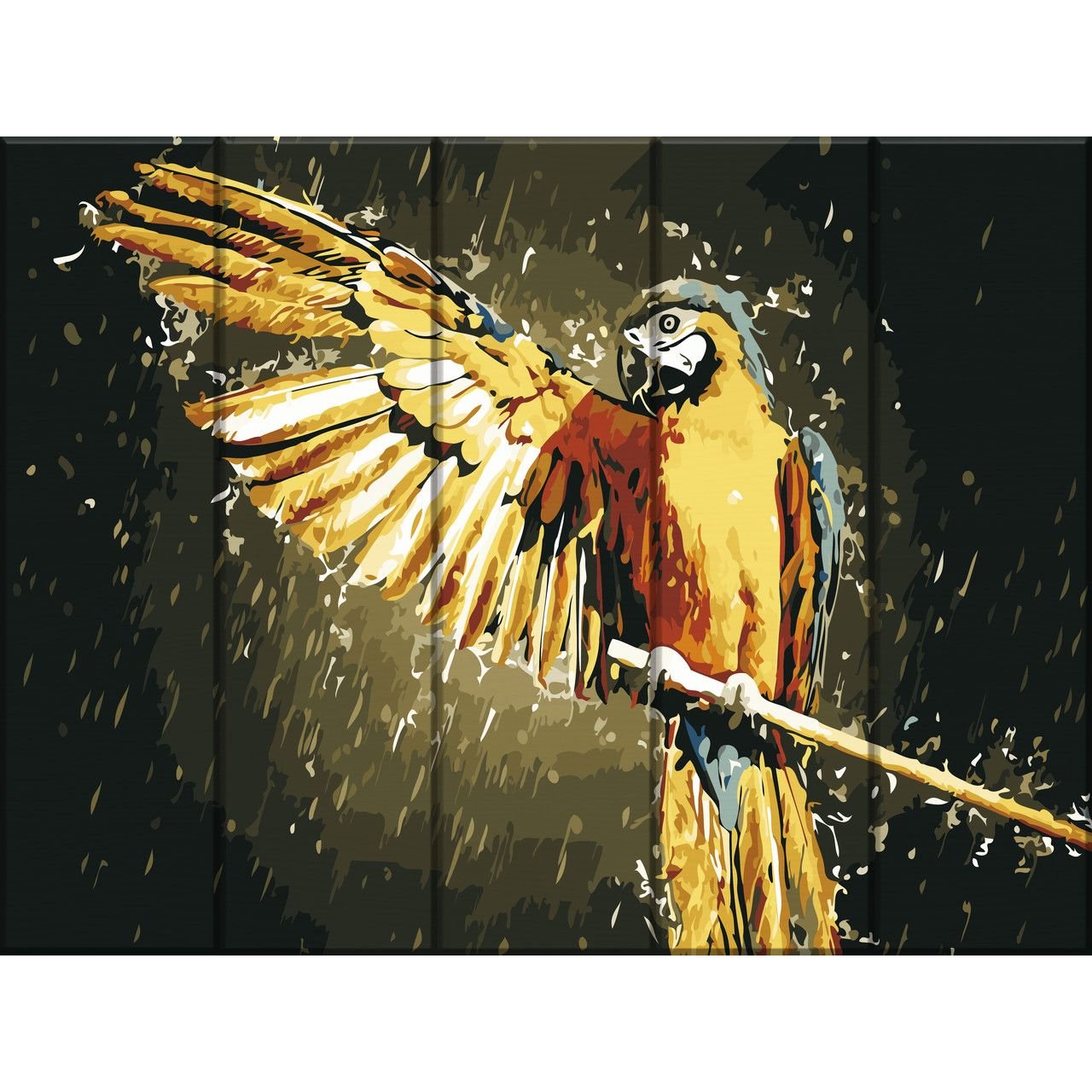 Картина по номерам на дереве Помах крила ArtStory 30х40 см разноцветная 000221574 - фото 1