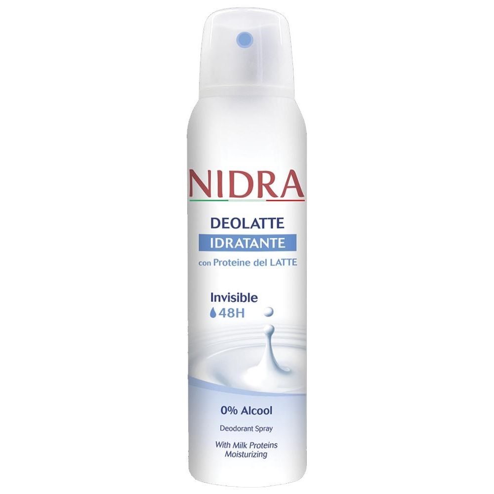 Дезодорант спрей Nidra Invisible Idratante с молочными протеинами, 150 мл - фото 1