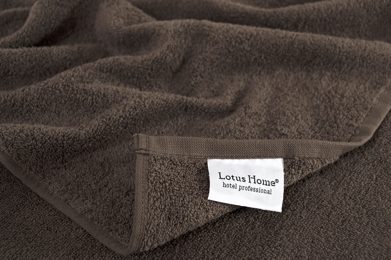 Полотенце Lotus Home Hotel Basic махровое 140х70 см коричневое (svt-2000022326087) - фото 2