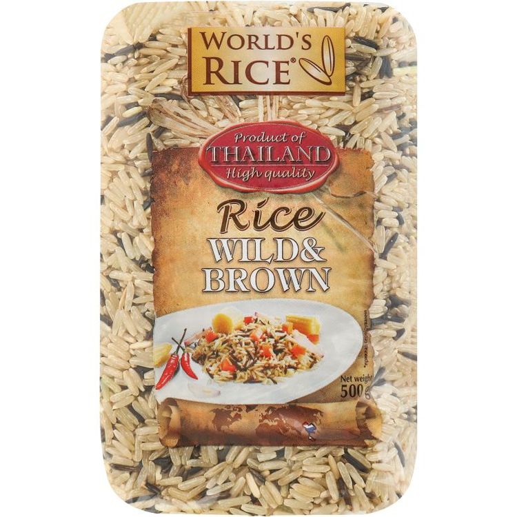 Рис Дикий та Натурал World's Rice 500 г - фото 1