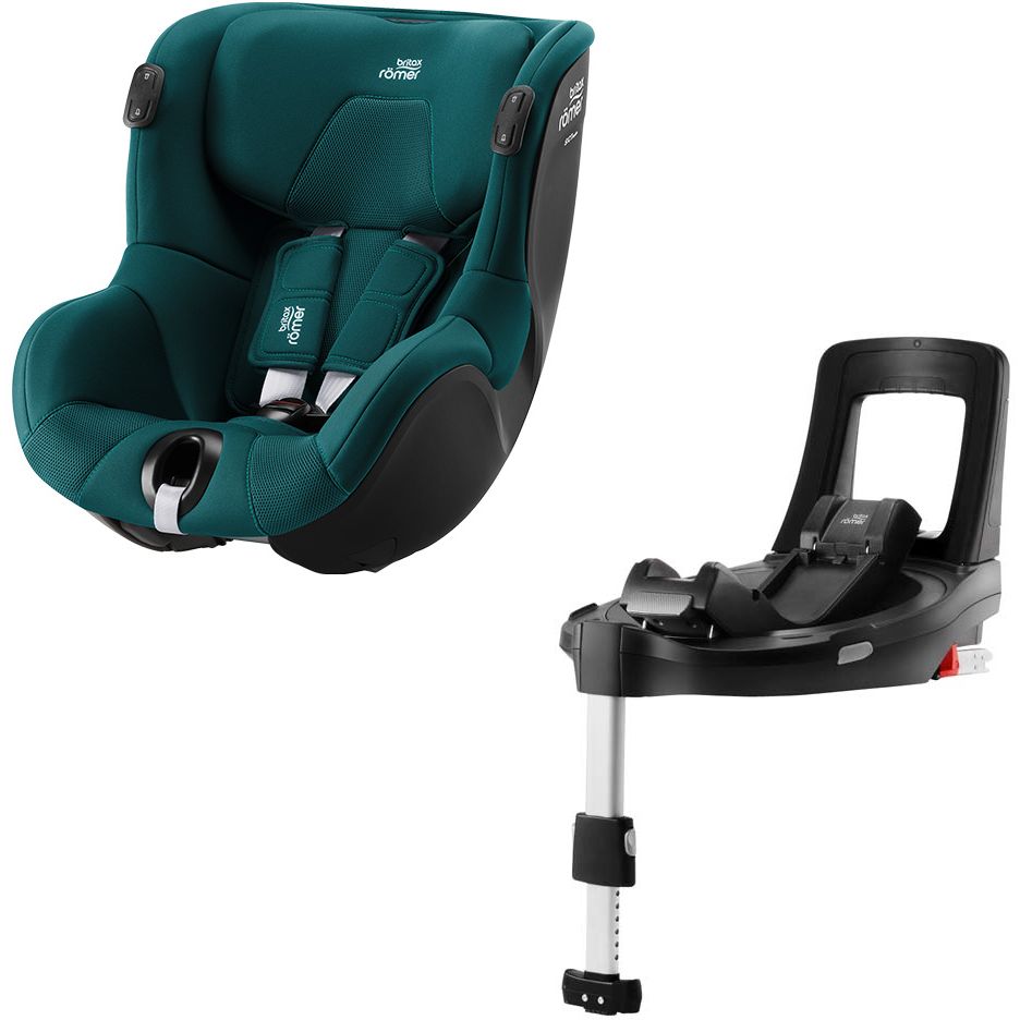 Автокресло Britax Romer Dualfix iSense Atlantic Green, с платформой Flex Base iSense, зеленое (2000035117) - фото 1