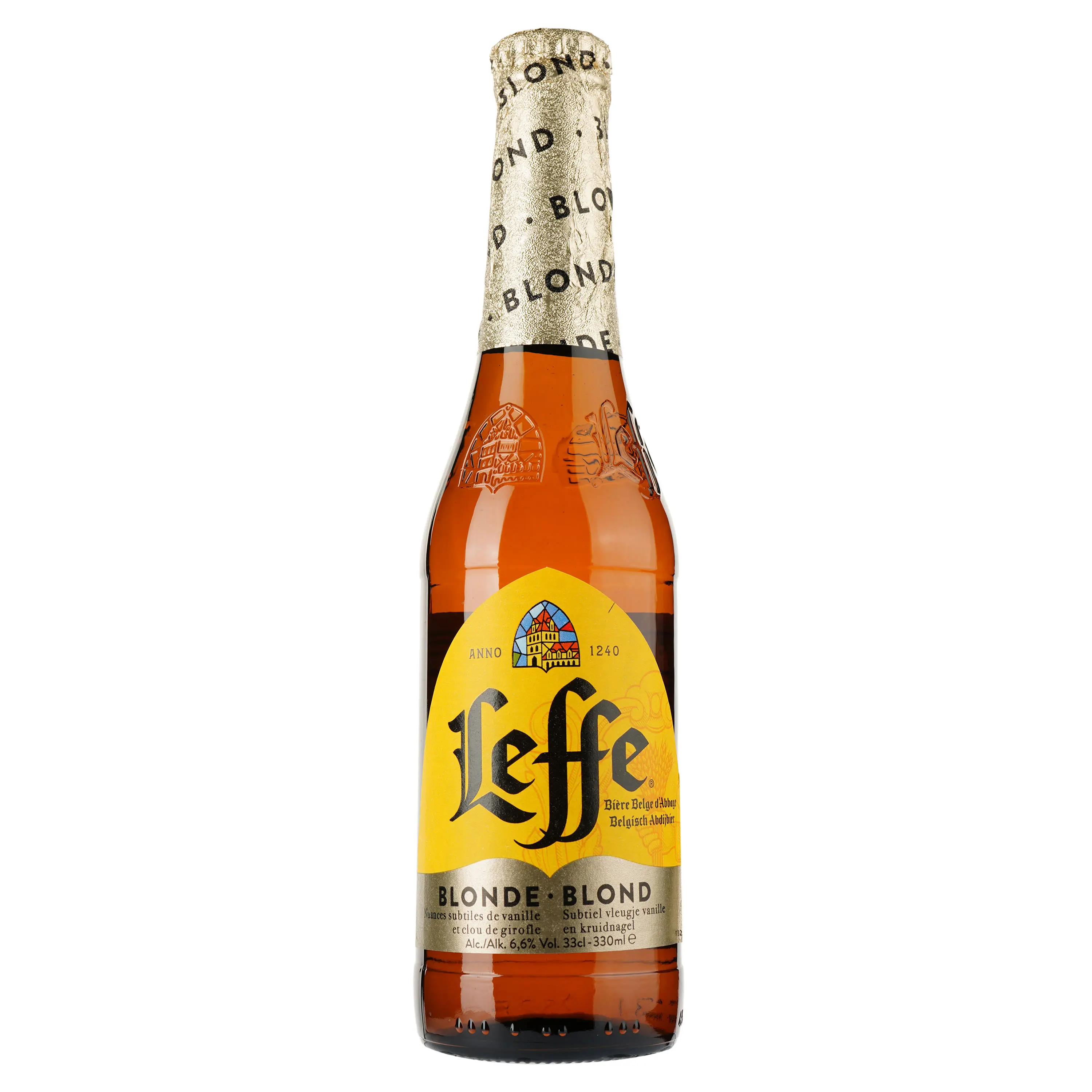 Набор: Ромовый напиток Captain Morgan Black Spiced 40% 0.7 л + Пиво Leffe Blonde светлое 6.6% 0.33 л 2 шт. - фото 3