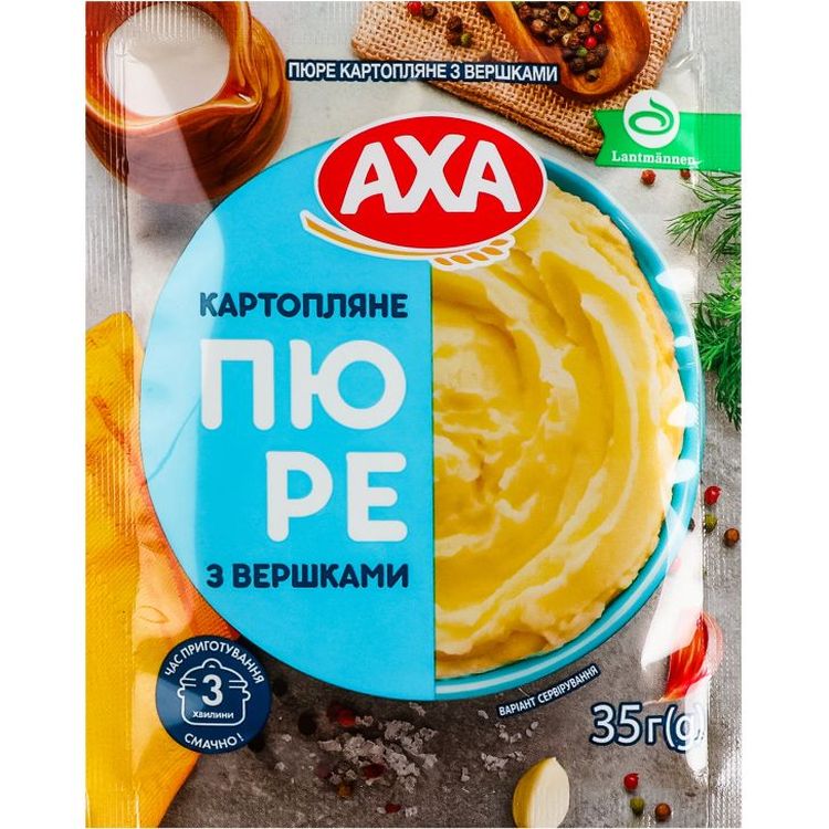 Пюре быстрого приготовления AXA Картофельное со сливками 35 г (922869) - фото 1