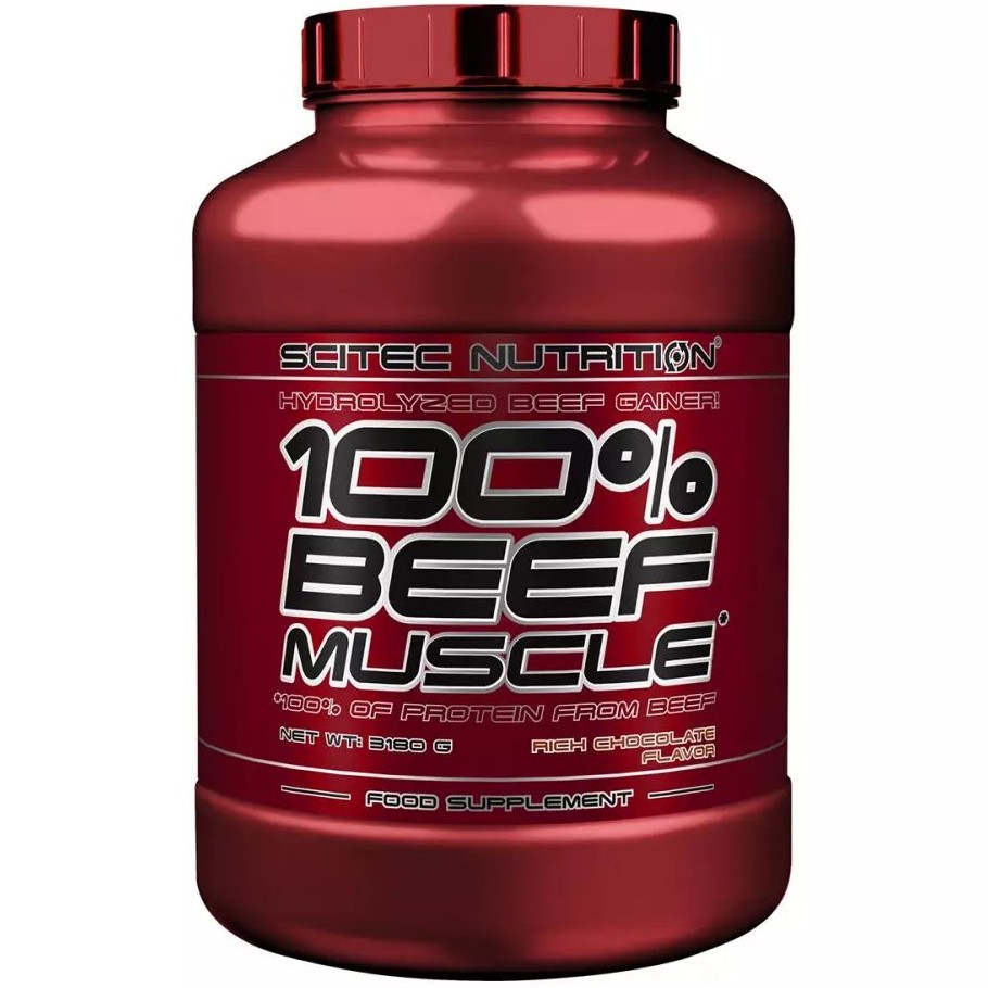 Гейнер Scitec Nutrition Beef Muscle Rich Chocolate 3180 г - фото 1