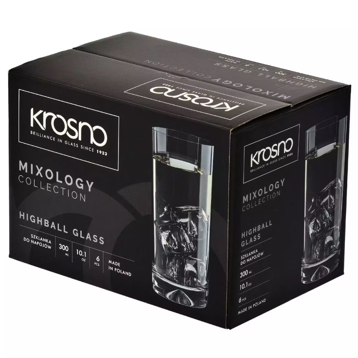 Набор высоких стаканов Krosno Mixology, стекло, 300 мл, 6 шт. (898926) - фото 3