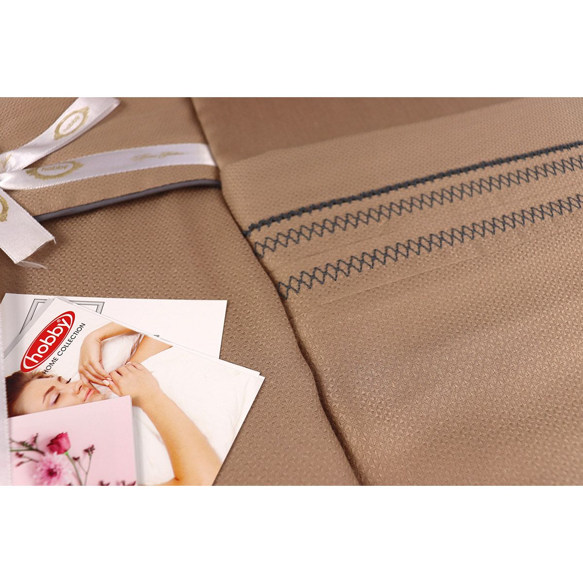 Комплект постельного белья Hobby Silk-Modal евро капучино (606556_2,0) - фото 6