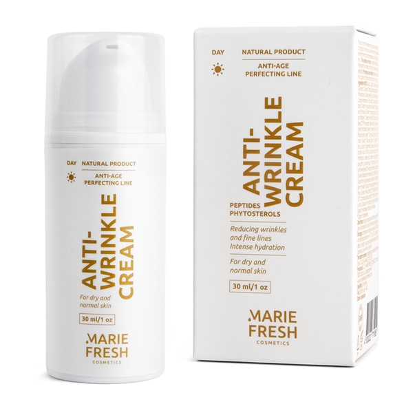 Набор дневной + ночной крем для лица Marie Fresh Cosmetics Anti-age Perfecting Line Anti-wrinkle для сухой и нормальной кожи (2 шт. х 30 мл) - фото 2