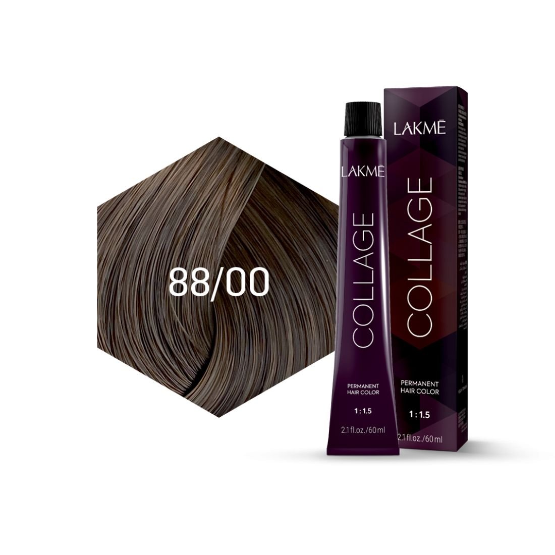 Крем-фарба для волосся Lakme Collage відтінок 88/00 (Інтенсивний русявий), 60 мл - фото 2