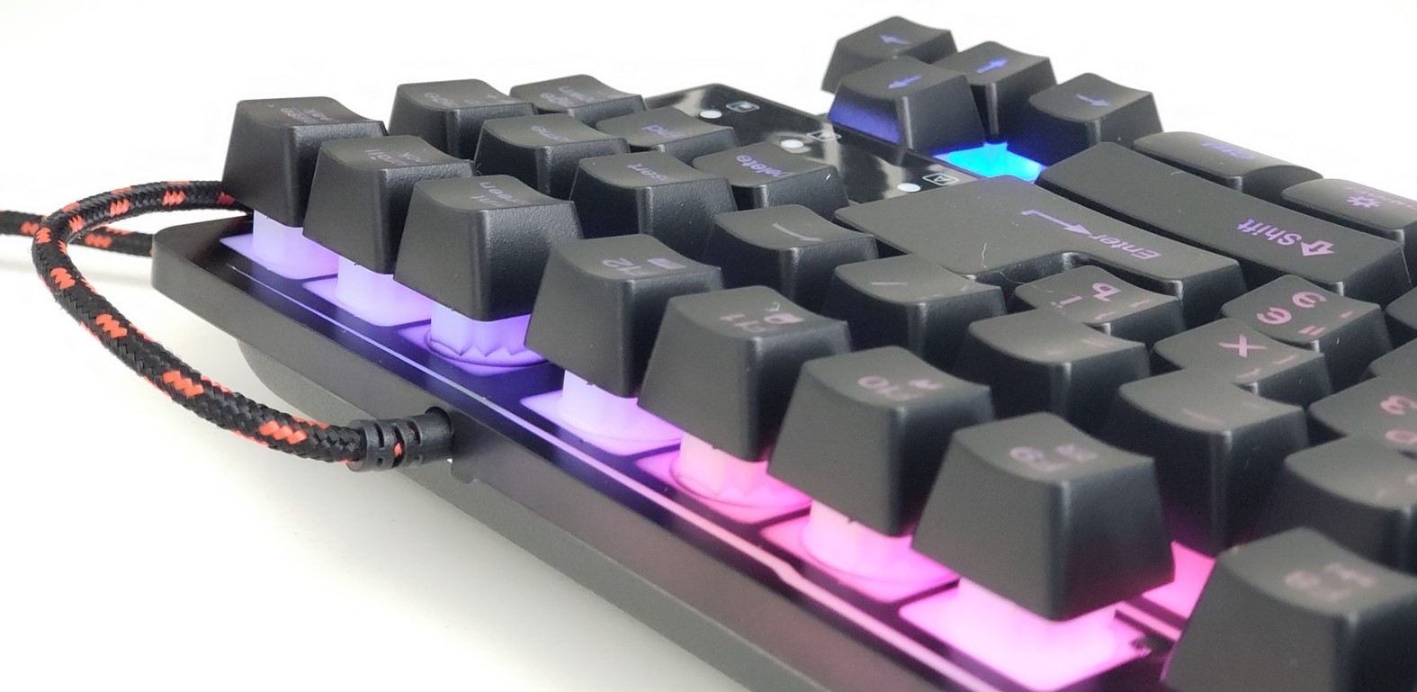 Игровая клавиатура Real-El Gaming 8710 TKL Backlit USB - фото 2