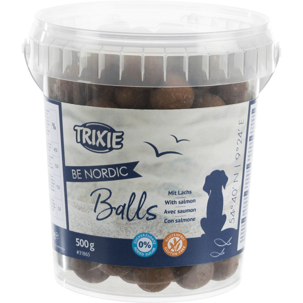Лакомство для собак Trixie Be Nordic Salmon Balls Шарики с лососем, 500 г (31865) - фото 1