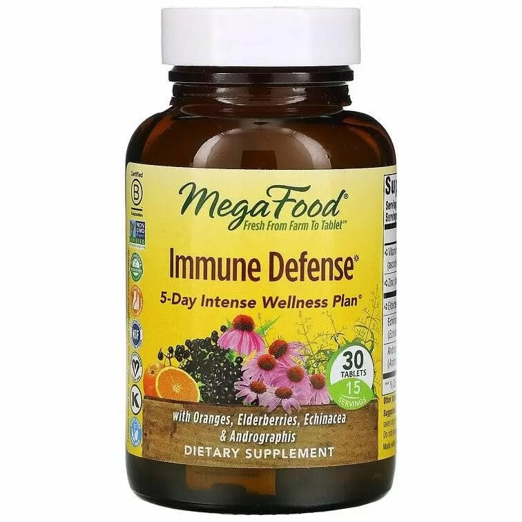 Витаминно-минеральный комплекс MegaFood Immune Defense 30 таблеток - фото 1