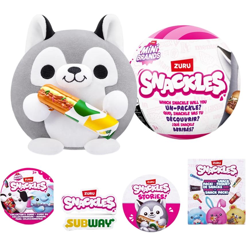 Photos - Soft Toy М'яка іграшка-сюрприз Snackle-Q Mini Brands (77510Q)