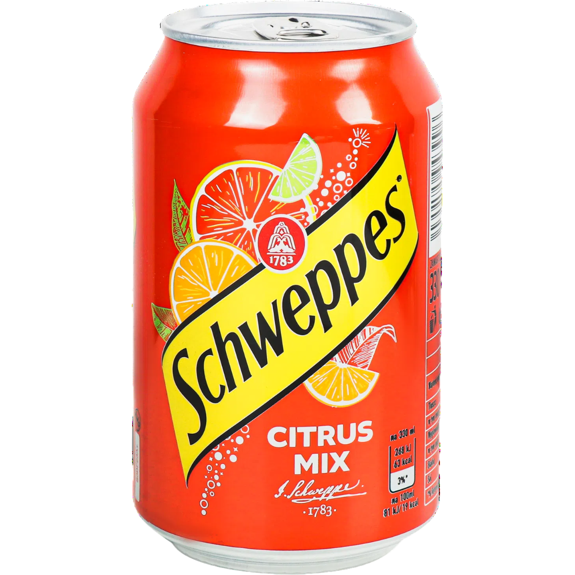 Напиток безалкогольный Schweppes Citrus Mix сильногазированный 0.33 л ж/б (755164) - фото 1