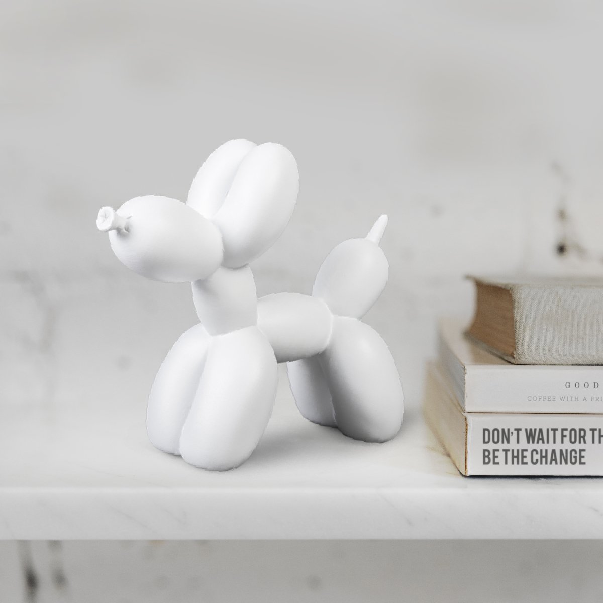 Статуетка декоративна МВМ My Home Пес з кульки, біла (DH-ST-06 WHITE) - фото 5