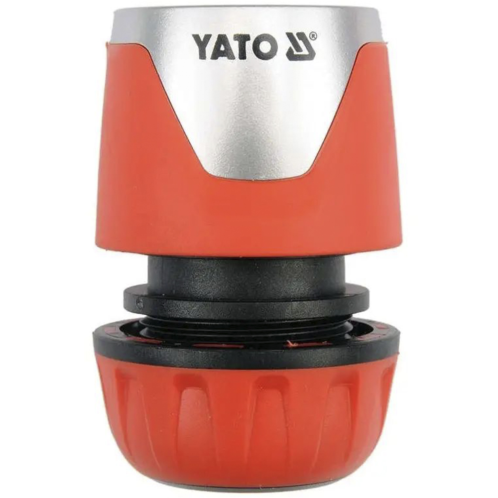 Муфта быстросъемная Yato c водо-стопом для водяного шланга 3/4" - фото 1