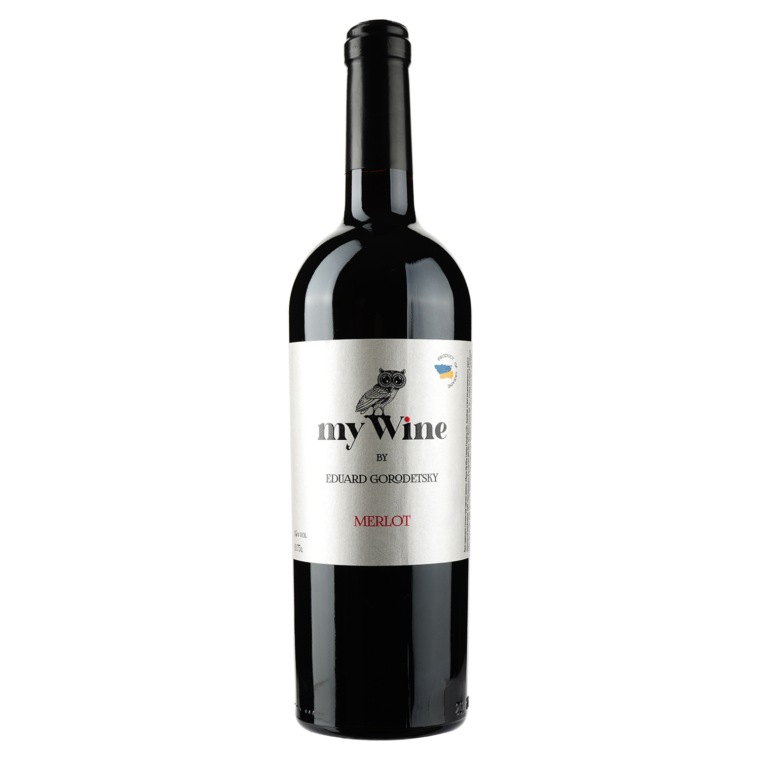 Вино My Wine Eduard Gorodetsky Merlot, червоне, сухе, 13%, 0,75 л (879629) - фото 1