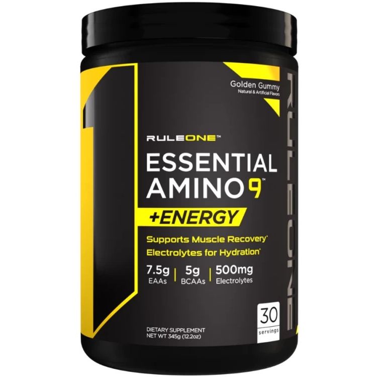 Амінокислота ЕАА з кофеїном Rule 1 Essential Amino 9 + Energy Желейні цукерки 345 г - фото 1