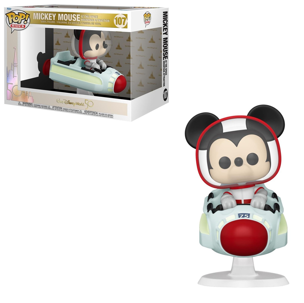 Фігурка Funko Pop Фанко Поп Дисней Disney Микки Маус на аттракционе «Космическая гора» Микки Маус на космическом горном аттракцион - фото 2