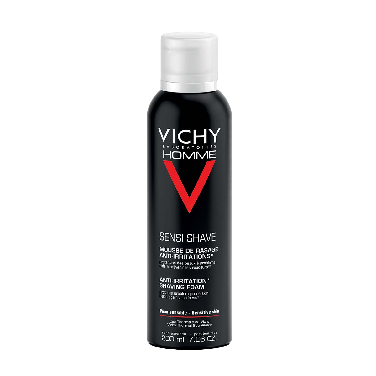 Пена для бритья Vichy Homme, для чувствительной кожи, 200 мл (M6634105) - фото 2