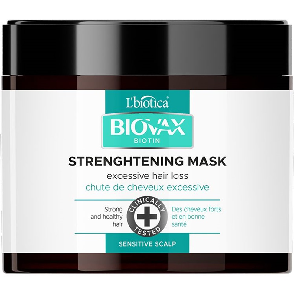 Маска Biovax Biotin Strengthening Mask 250 мл - фото 1