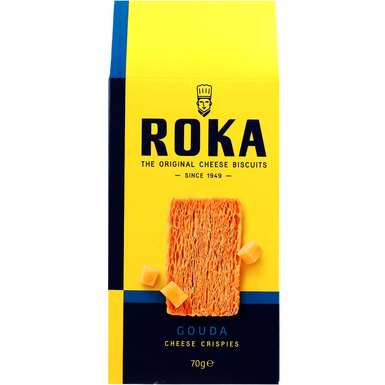 Печенье Roka с сыром Гауда слоеное 70 г (877845) - фото 1