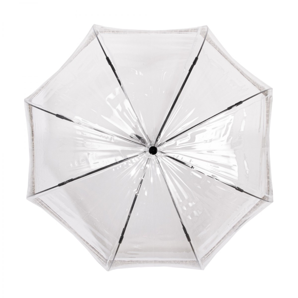 Женский зонт-трость механическая Fulton 84 см коричневый - фото 3