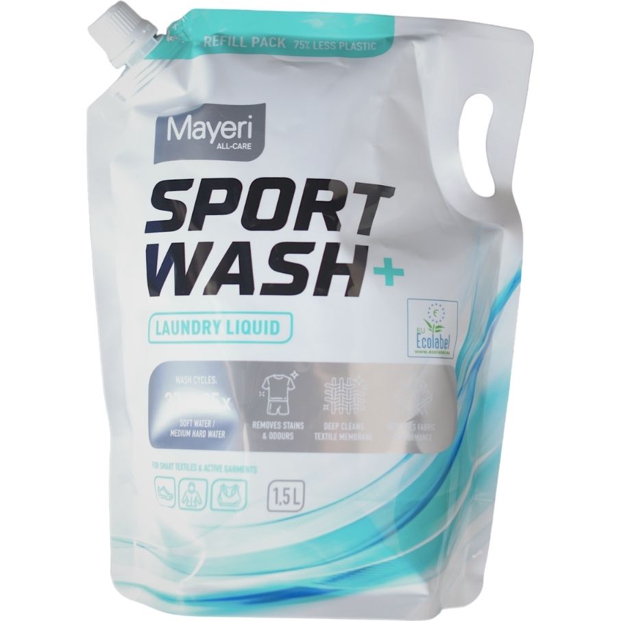 Гель для стирки Mayeri Sport 1.5 л запаска 37 стирок - фото 1