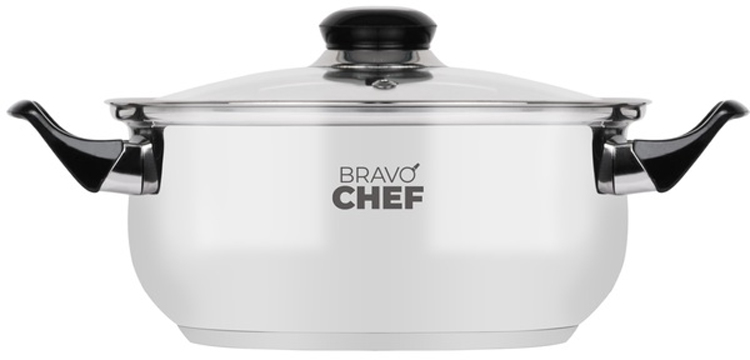 Кастрюля Bravo Chef, с крышкой и бакелитовыми ручками, 20 см, 2,3 л (BC-2002-20) - фото 2