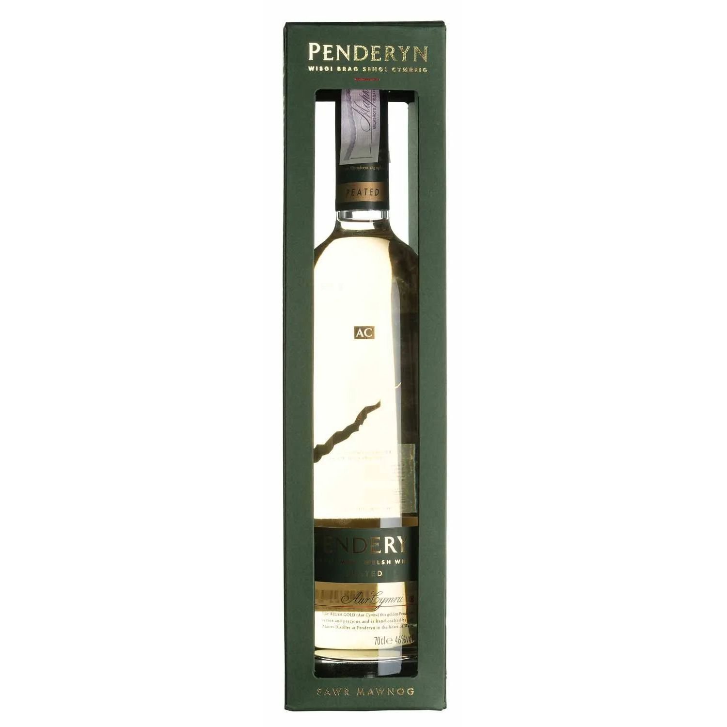 Виски Penderyn Peated Single Malt Welsh Whisky 46% 0.7 л, в подарочной упаковке - фото 2