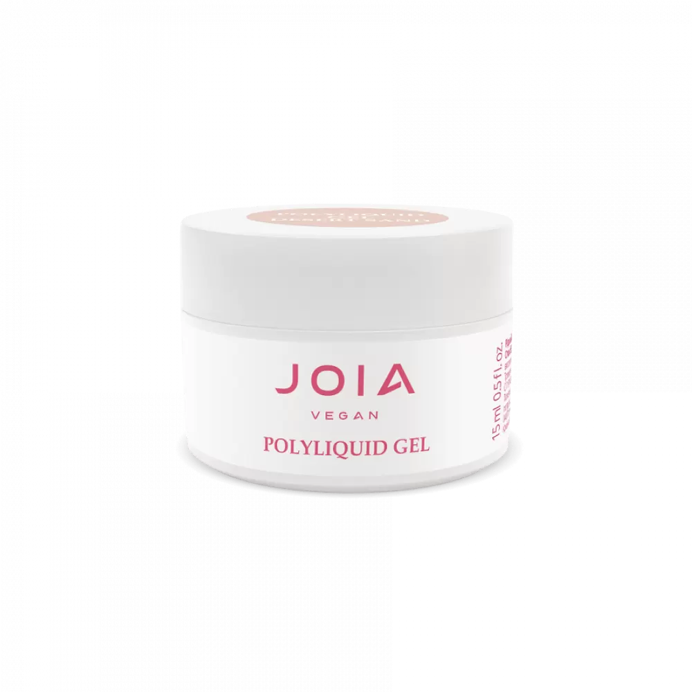 Рідкий гель для укріплення та моделювання Joia vegan PolyLiquid gel Desert Sand 15 мл - фото 2