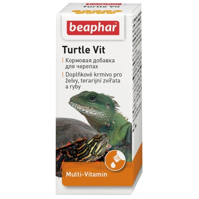Вітаміни Beaphar Turtle Vit для черепах та риб, 20 мл (12555) - фото 1