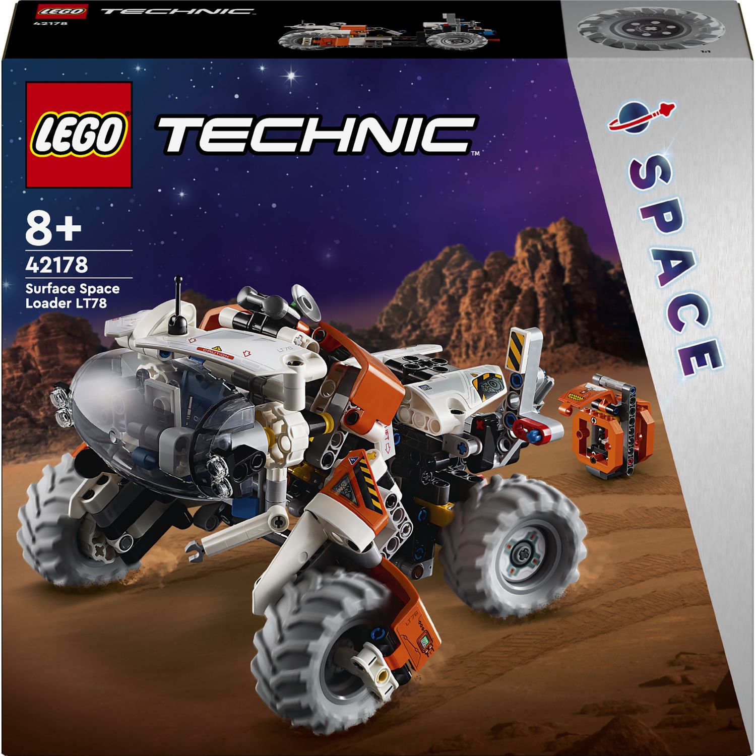 Конструктор LEGO Technic Космічний колісний навантажувач LT78, 435 деталей (42178) - фото 1