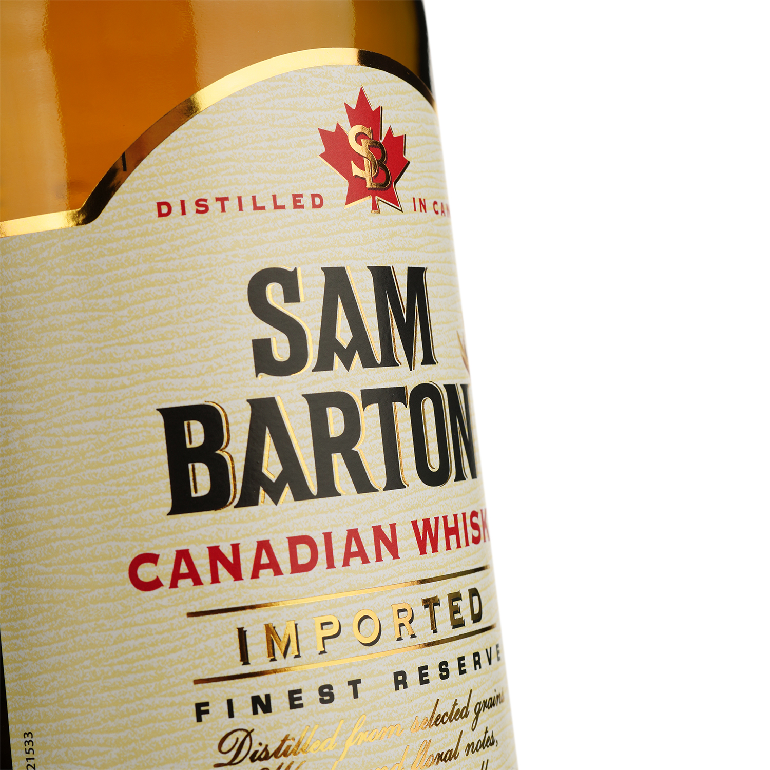 Віскі Sam Barton 5 yo Blended Canadian Whisky 40% 0.7 л купити у