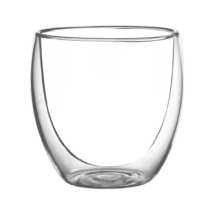 Набор чашек Ardesto с двойными стенками, 250 мл, прозрачное стекло (AR2625GP) - фото 1