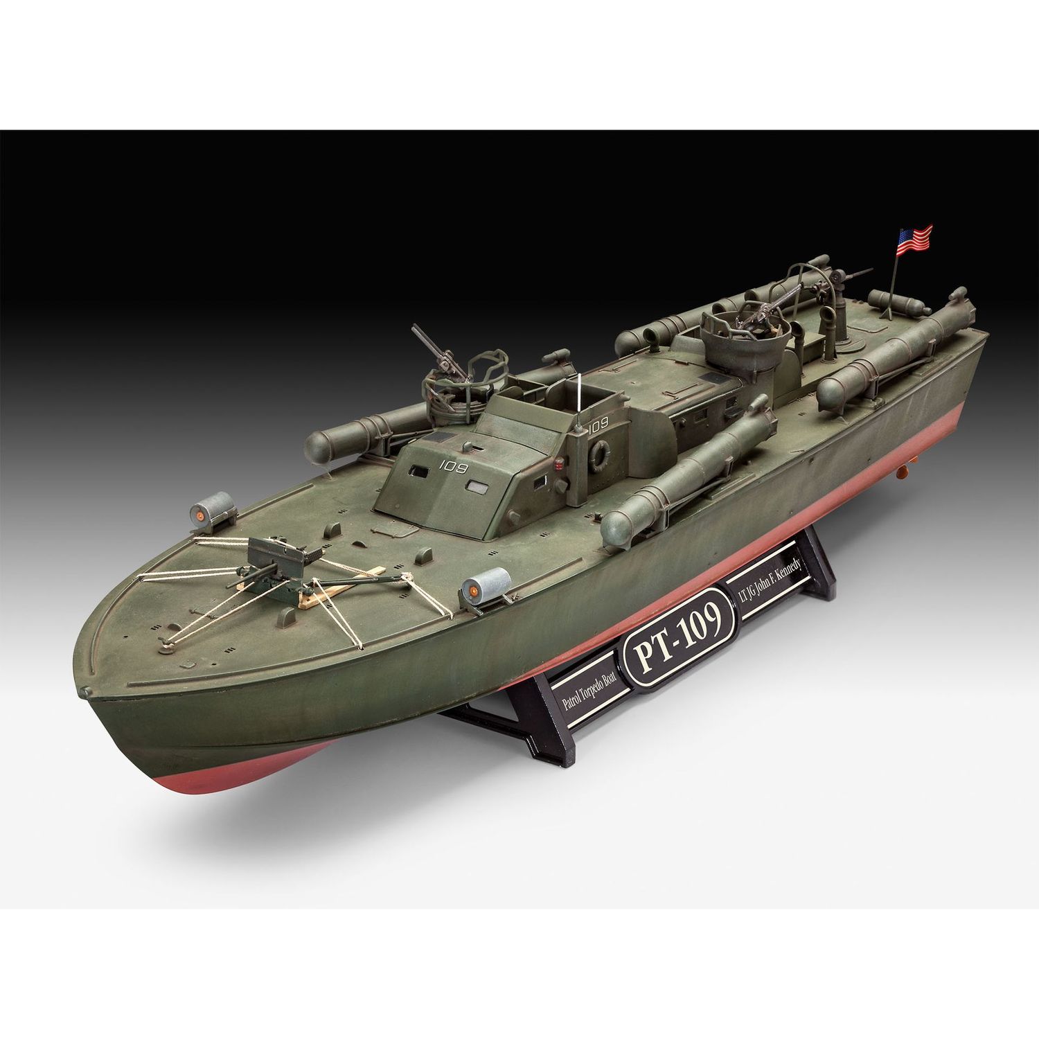 Сборная модель Revell Патрульный торпедный катер PT-109 уровень 4, масштаб 1:72, 146 деталей (RVL-05147) - фото 5