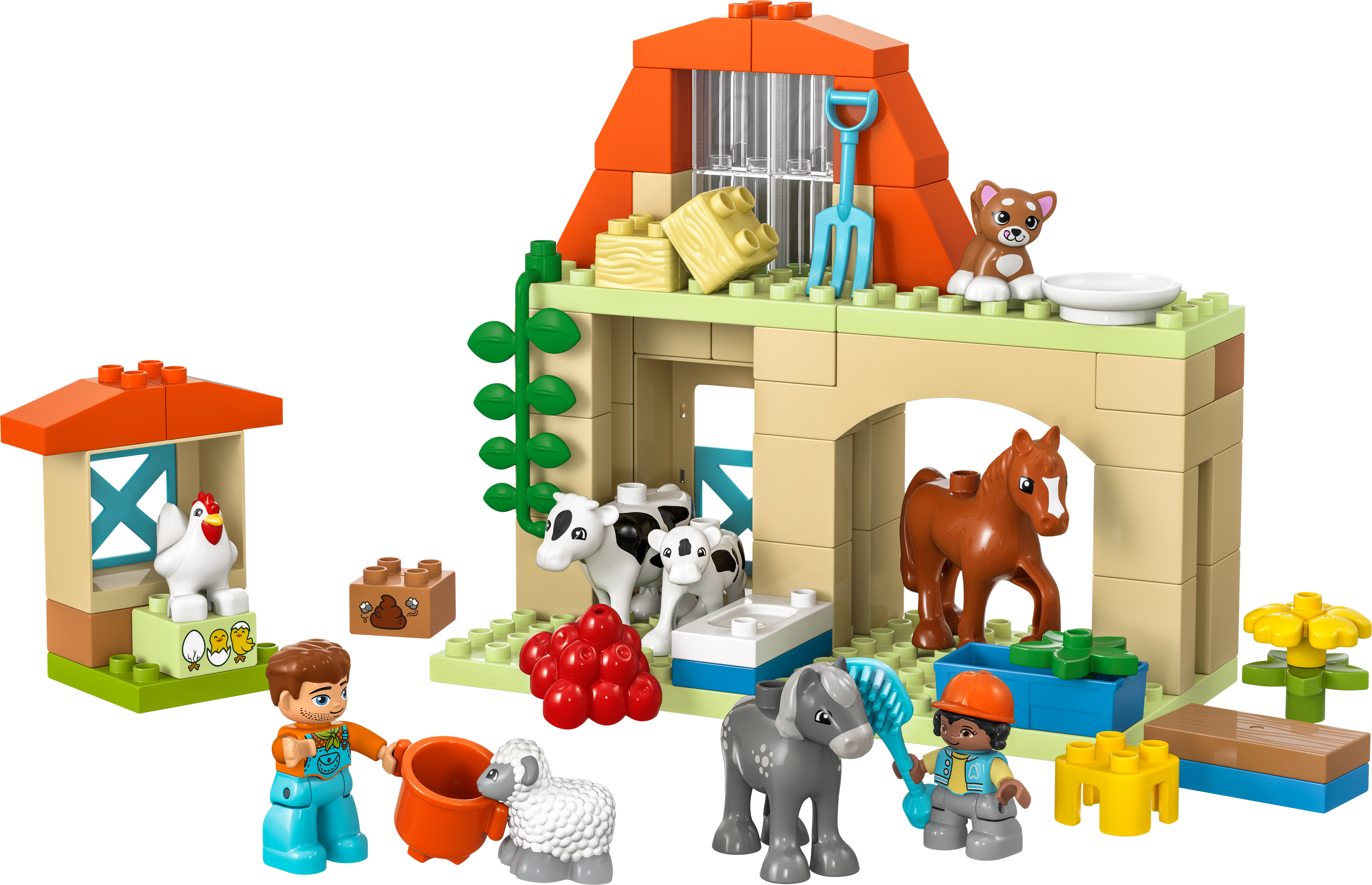 Конструктор LEGO DUPLO Догляд за тваринами на фермі 74 деталі (10416) - фото 2